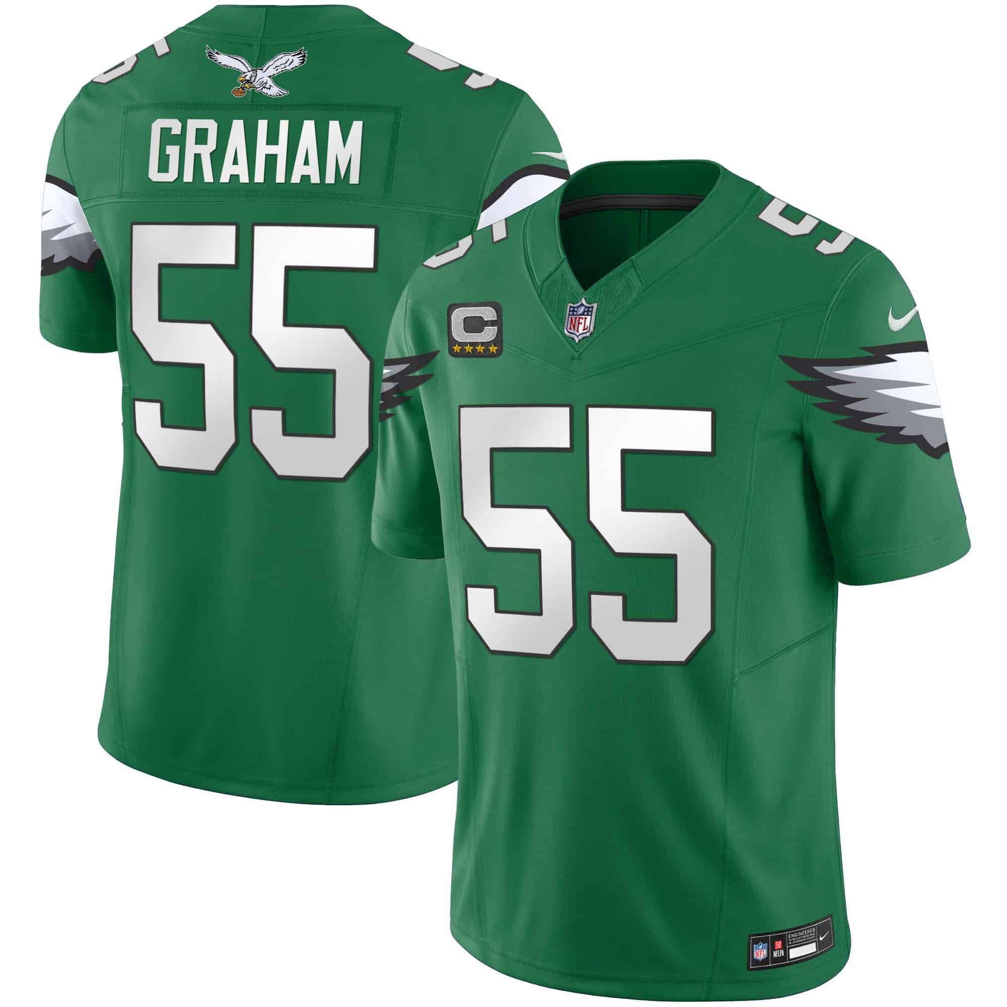Men Philadelphia Eagles #55 Graham Green 2024 Nike Vapor Limited NFL Jersey